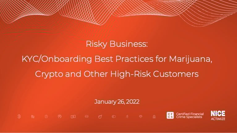 Steven Kemmerling Talks Marijuana at Escape the FinCrime Matrix Symposium